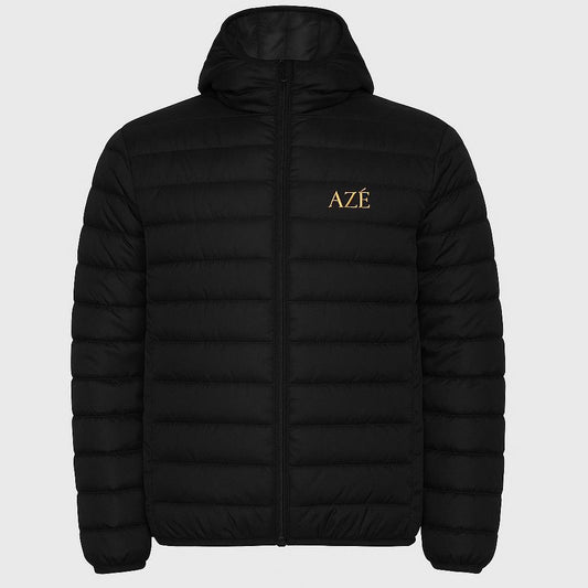 Schwarze Steppjacke